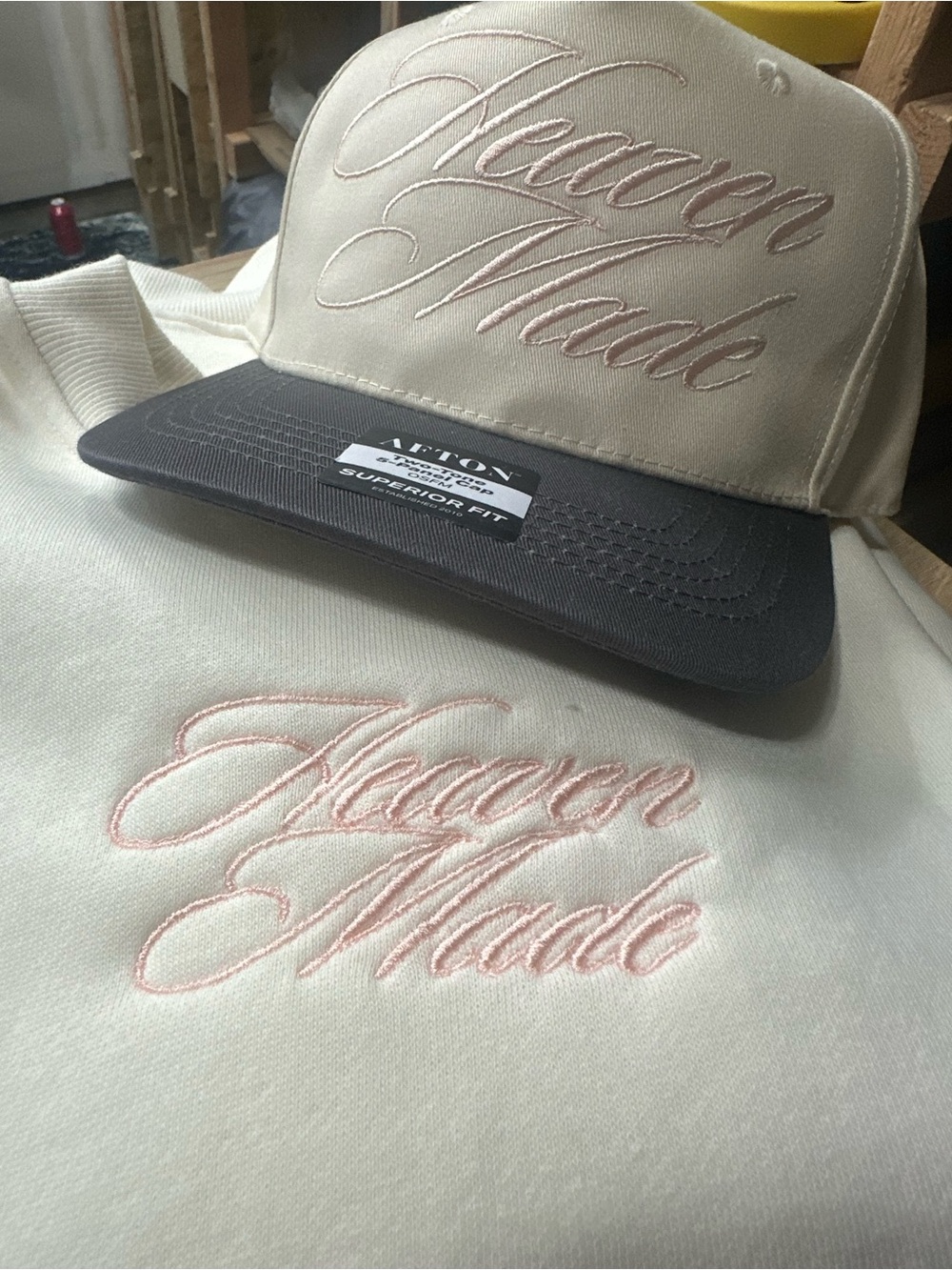 Simply Stitched- Heaven Made- Trucker Hat